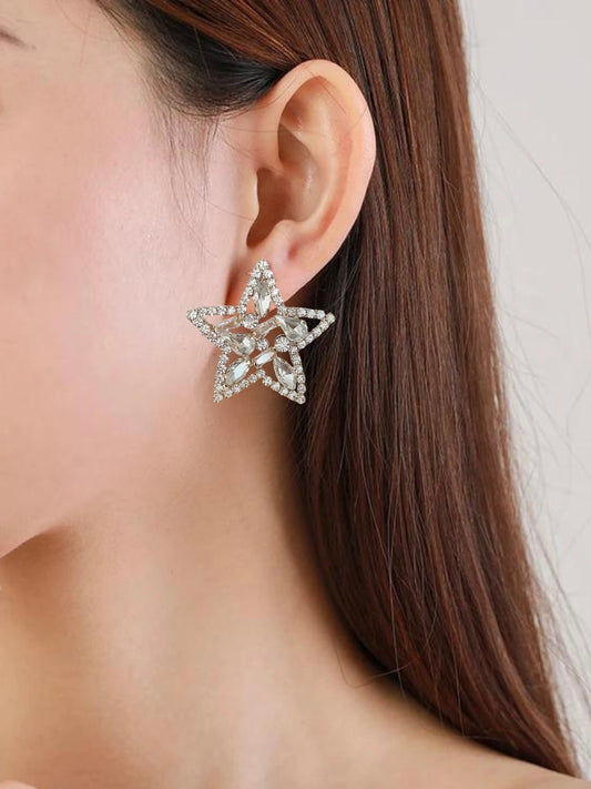 Electra Crystal Star Earrings