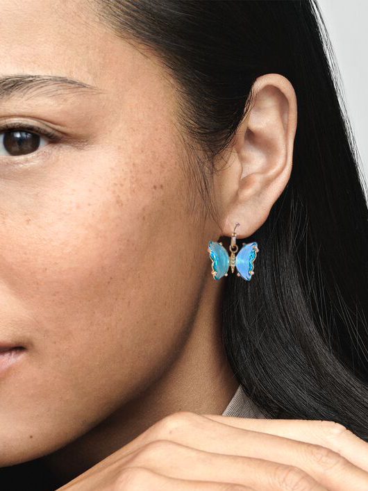 Laguna Blue Butterfly Earrings