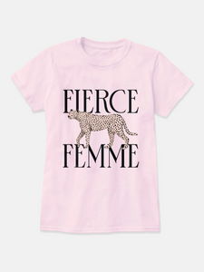 Fierce Femme Tee - Pink