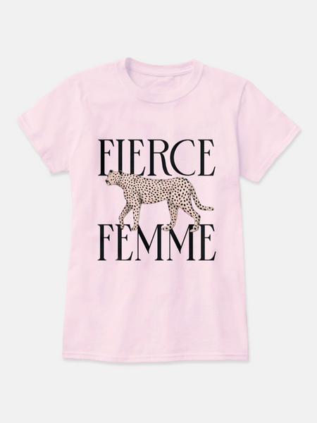 Fierce Femme Tee - Pink